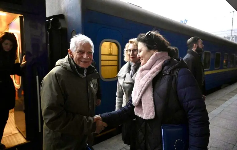 В Киев прибыл Жозеп Боррель. Это пятый его визит с начала полномасштабной войны