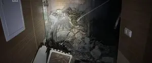 В Киеве из-за российской атаки пожар в жилом доме
