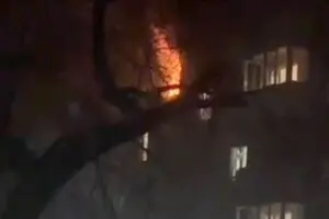 В Тернополе раздались взрывы, в городе вспыхнула многоэтажка, в регионе есть перебои со светом