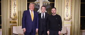 Зеленський першим прокоментував зустріч з Трампом та Макроном у Парижі