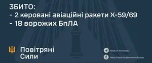Россияне запустили по Украине две управляемые авиаракеты и 37 дронов - как по ним сработала ПВО