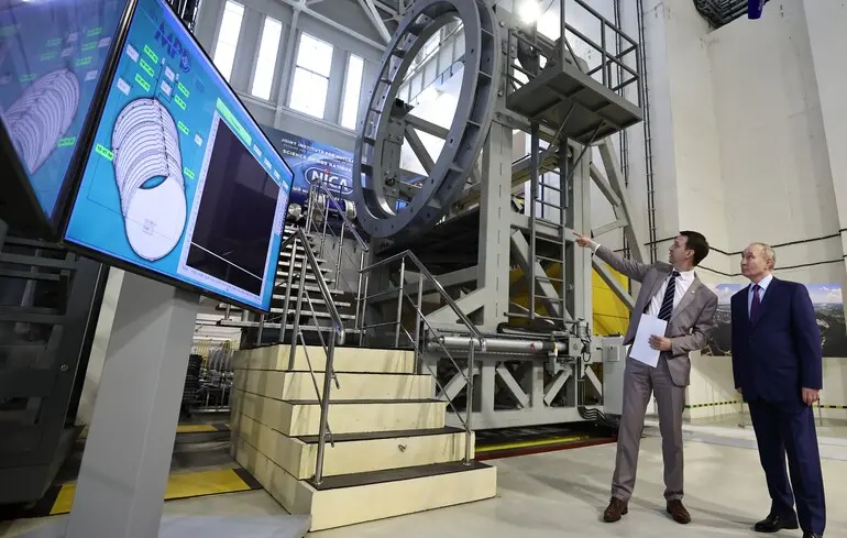 Russian dictator Vladimir Putin visits the Joint Institute for Nuclear Research (JINR)