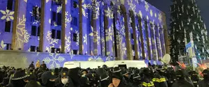В Грузии не смогли зажечь новогоднюю елку - власти обвинили протестующих