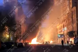 В Киеве из-за ракетной атаки вспыхнули пожары, есть пострадавшие - Кличко