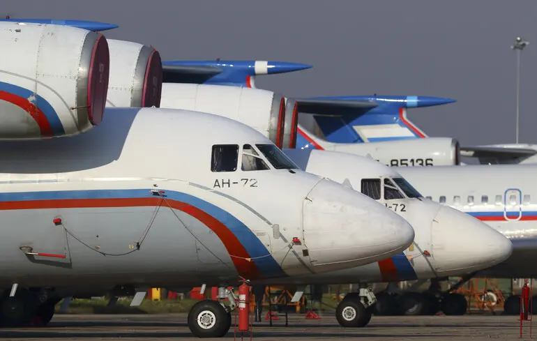 Вблизи Москвы раздавались взрывы: сдетонировала часть самолета Ан-72. В ГУР показали видео