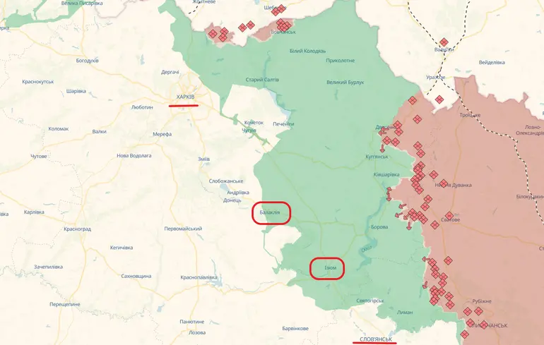 В Харьковской области готовятся защищать Изюм и Балаклею