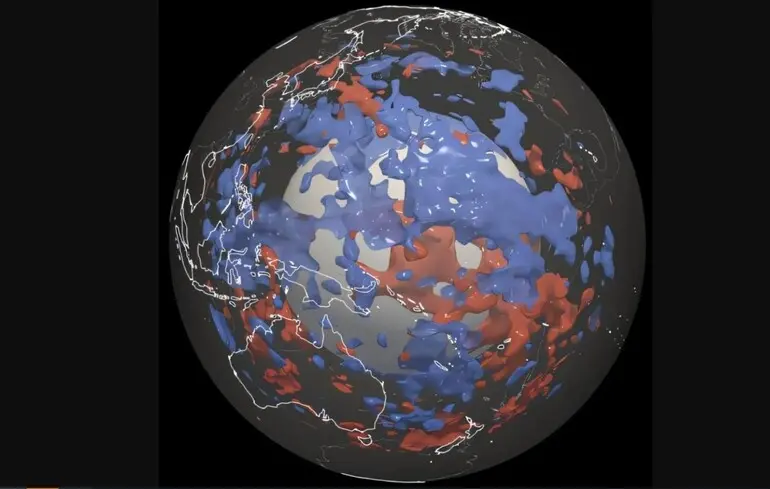 Фрагменти тектонічних плит знайшли в мантії по всьому світу