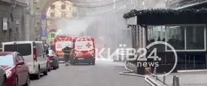 В центре Киева загорелась электроподстанция