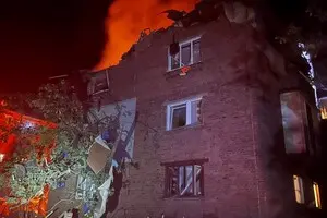 В Харькове зафиксировано попадание дрона, в городе загорелся пожар - Терехов