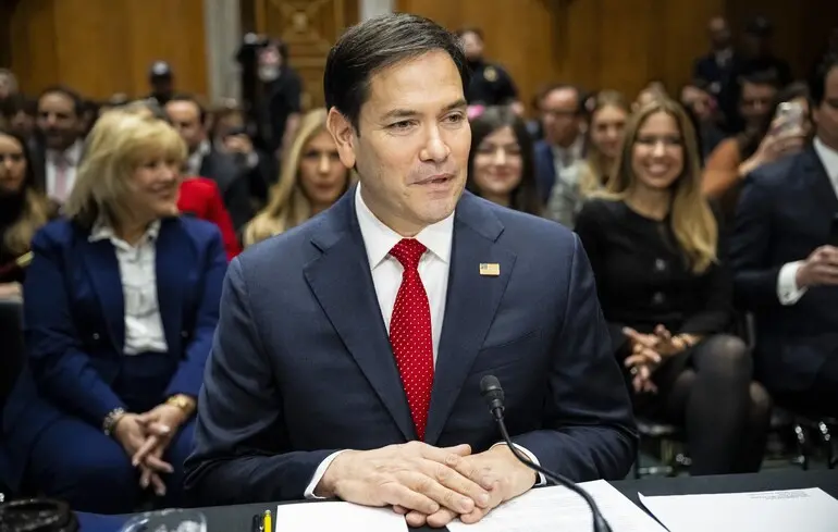 Госсекретарь США Марко Рубио