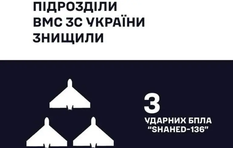 Военные моряки сбили три 