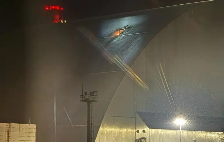 В ГСЧС сообщили об уровне радиации после попадания российского дрона в «саркофаг» над четвертым энергоблоком ЧАЭС