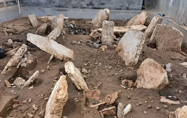 Поховання датується залізною добою