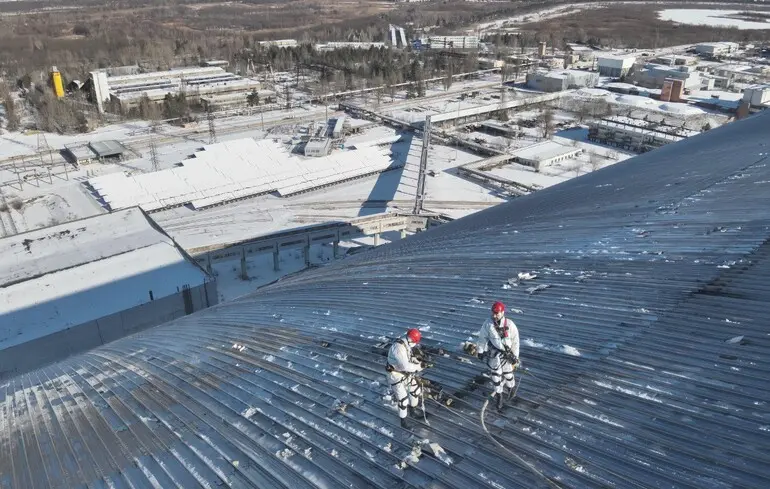 Обстеження арки НБК на ЧАЕС