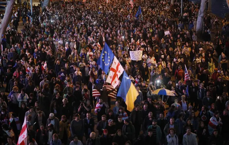 В Тбилиси 24 февраля оппозиция проведет акцию солидарности с Украиной 