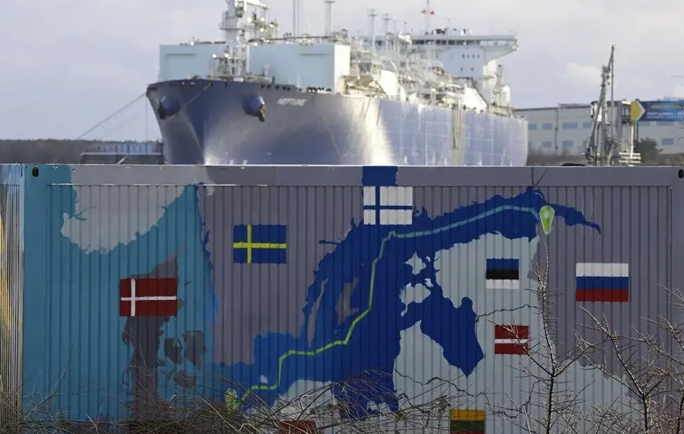 Карта "Північного потоку 2"