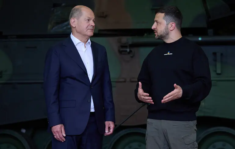 Зеленський обговорив із Шольцом бачення майбутньої архітектури безпеки