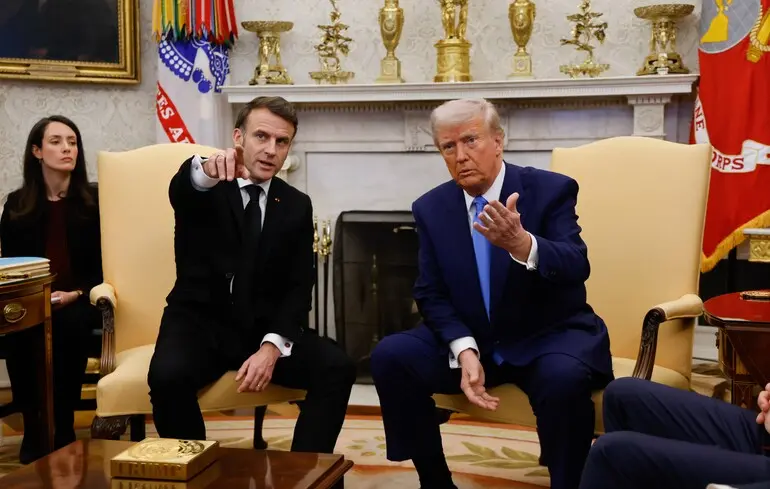 Макрон ответил Трампу на слова о неготовности Франции защитить США. Он вспомнил о Нормандии и маркизе Лафаете