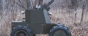 Міноборони допустило до експлуатації в ЗСУ наземний безпілотник “Лють”, оснащений кулеметом