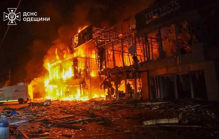 Наслідки обстрілу Одеси цієї ночі