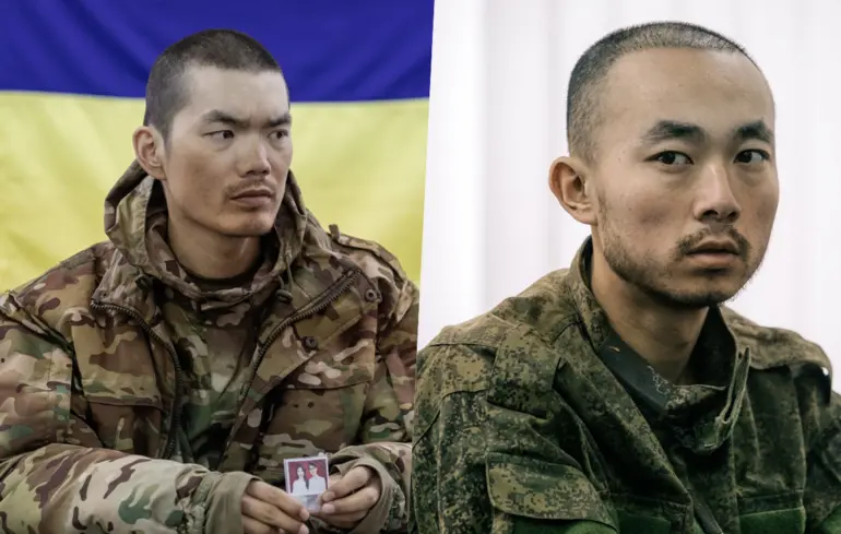 we.ua - З'явилося відео допиту двох китайців, яких взяли в полон на Донеччині