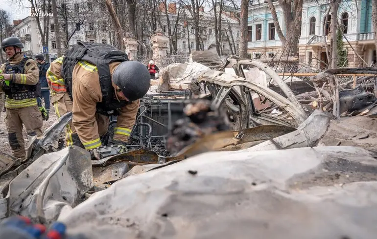 Наслідки удару по Сумаї 13 квітня 2025 року