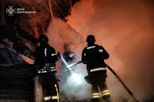 Россияне атаковали дроном гражданское предприятие в Харькове, на месте попадания возник большой пожар - Терехов