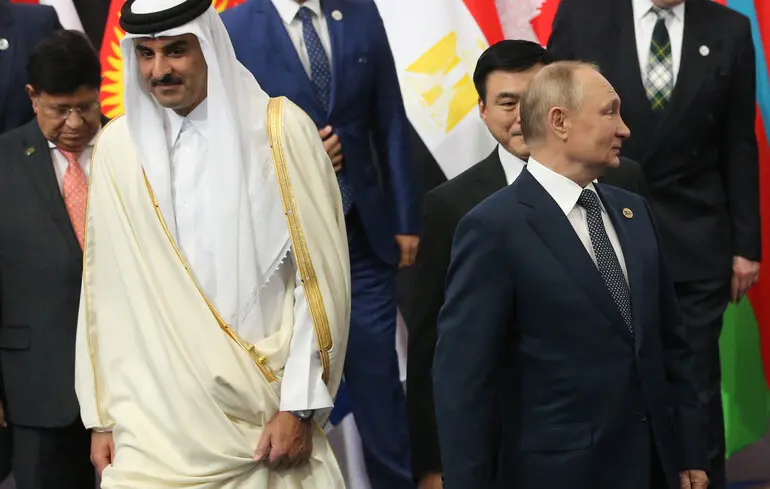 Емір Катару прибув до Москви для переговорів з Путіним щодо України та Близького Сходу — Reuters