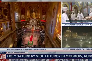 Телеканал Fox News во время трансляции Пасхальных богослужений обозначил Киев как российский город: в МИД Украины отреагировали