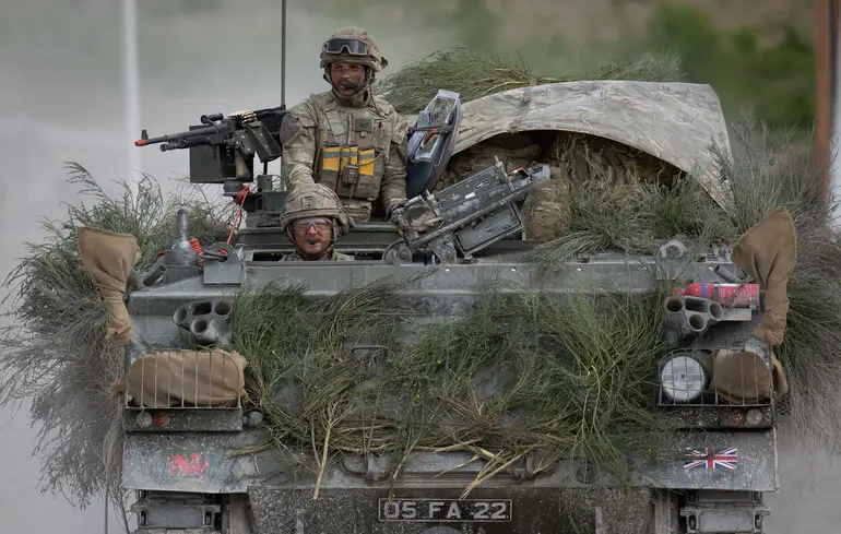 Британські солдати беруть участь у навчаннях Ghaulish разом із французькою армією / 22 квітня 2025 року