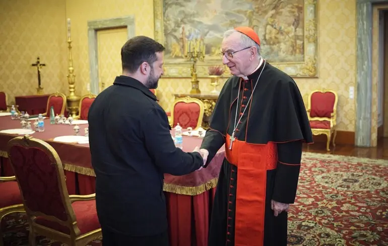 Володимир Зеленський зустрівся з держсекретарем Ватикану