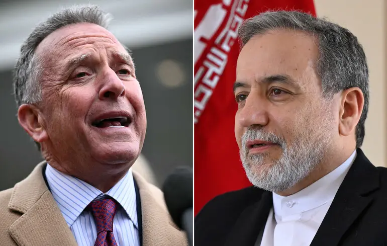 Спеціальний представник Трампа Стів Віткофф та міністр закордонних справ Ірану Аббас Аракчі