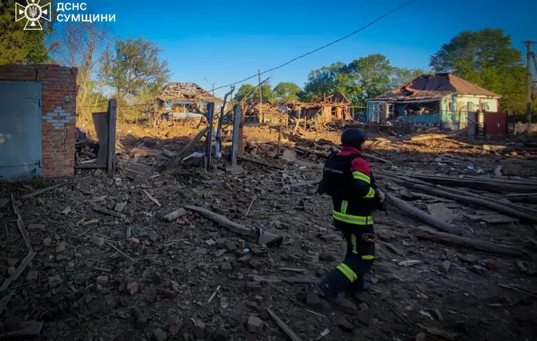 Наслідки нічного удару по Сумщині