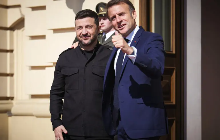 Макрон позвонил Трампу из Киева для обсуждения перемирия