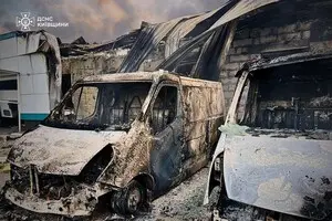 В ГСЧС обнародовали фото последствий массированной атаки дронов на Киевскую область