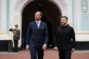 Зеленський розповів про зустріч з норвезьким кронпринцом у Києві