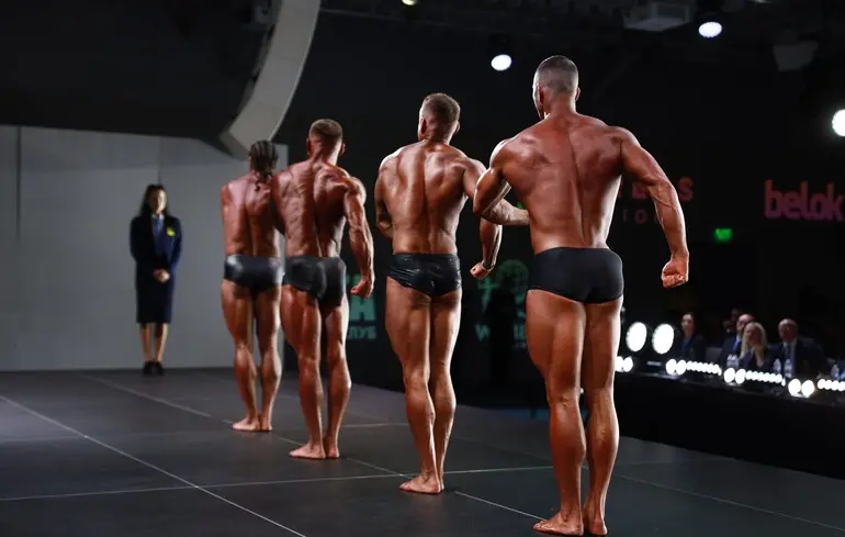 Український бодібілдер у Львові виступив під російську музику