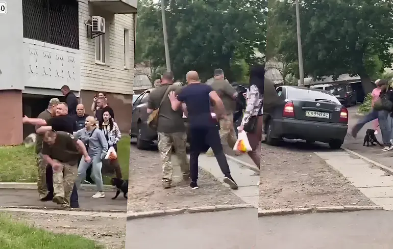 Нападение на военных ТЦК в Черкассах: мужчинам грозит до 5 лет тюрьмы