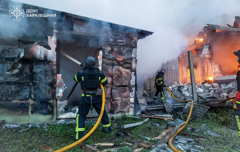 Последствия атаки в Харькове