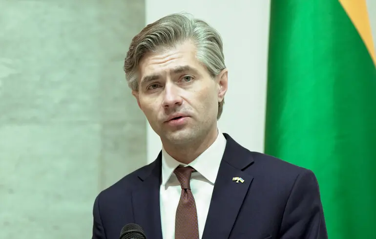 Глава МИД Литвы: Наша делегация ехала в Киев через шквал ракет и дронов РФ