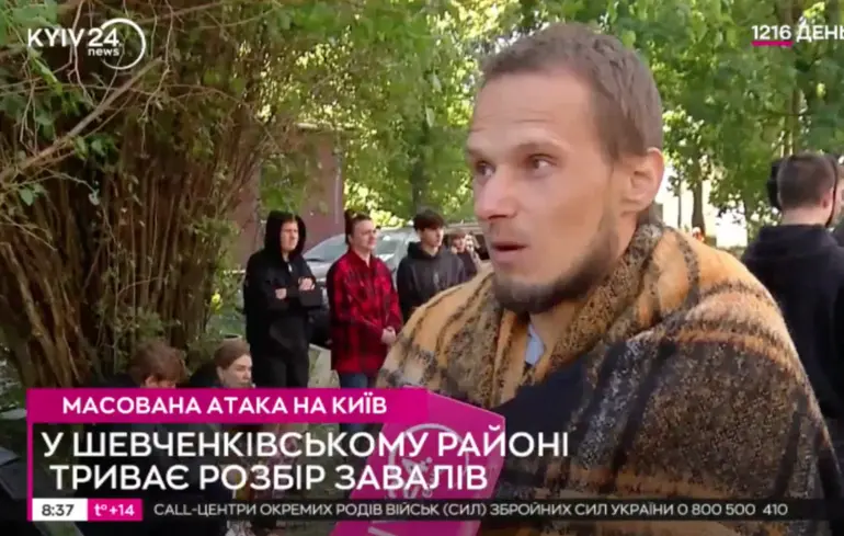 Кричав і просив про допомогу: киянин розповів, як вибрався з-під завалів у Шевченківському районі 