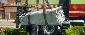 В Киеве обезвредили боевую часть ракеты Х-69, которая упала возле жилого дома