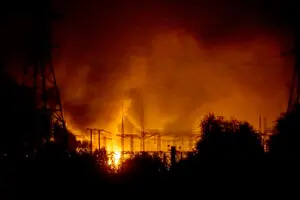 Россияне массированно обстреляли одну из украинских ТЭС