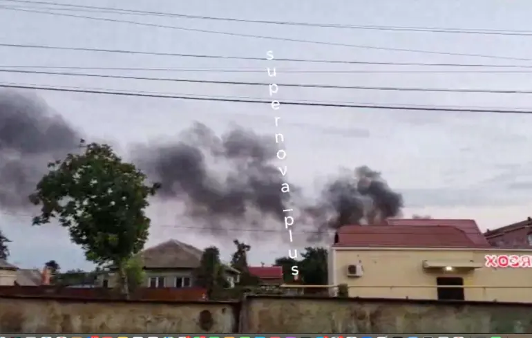 БпЛА атаковали воинскую часть артиллеристов в Славянске-на-Кубани: видео