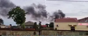 БпЛА атаковали воинскую часть артиллеристов в Славянске-на-Кубани: видео