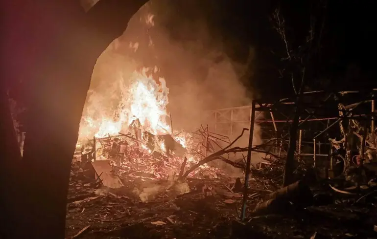 На Київщині російські дрони спричинили пожежі, є постраждалі — КОВА