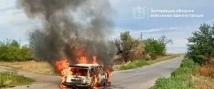 Оккупанты нанесли удар по автомобилю в Запорожской области: есть погибшие