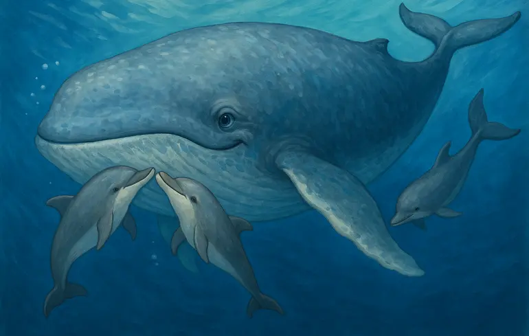 Океанологи з’ясували, що кити і дельфіни товаришують між собою