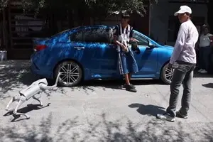 Робот-собака в Мексике учит доброте к животным и фиксирует проблемы города