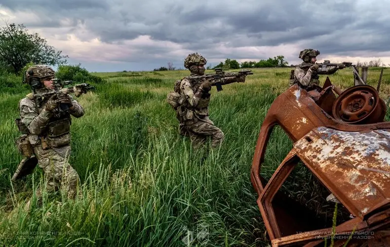 «Азов» зачистил шесть сел на покровском направлении: уничтожено 271 окупантов